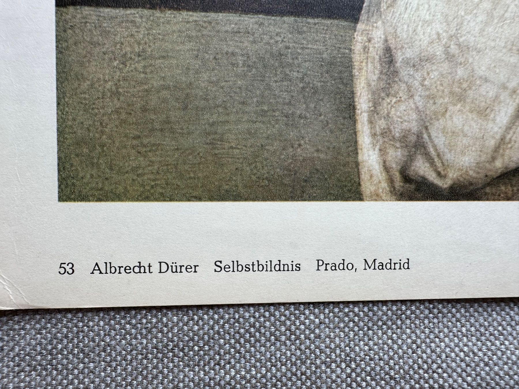 Foto & Immagini: Albrecht Dürer Selbstbildnis Prado, Madrid Kunstdruck – Usato da Wallisellen venduto da Flieder009 1