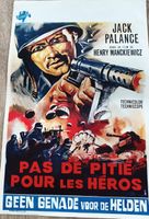 Affiche Belge"Pas de Pitié pour les Héros" Jack Palance