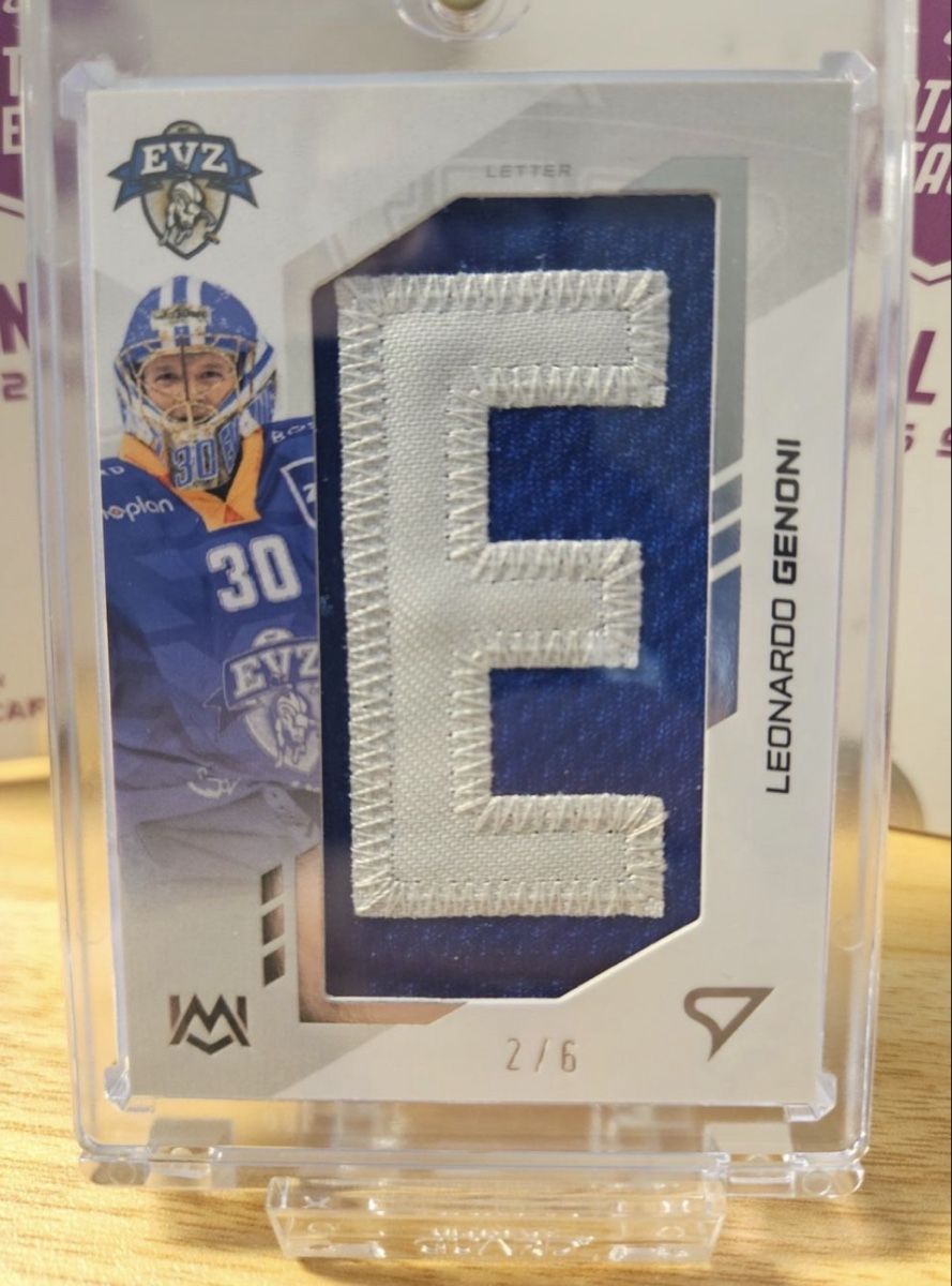 Sportzoo Carte collezionabili: Leonardo Genoni EVZ Patch Card 2/6 - Seltene – Nuovo (secondo la descrizione) da Schlieren venduto da NM_Nici
