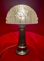 Lampe ancienne, signée "Hettier et Vincent", des années 1920