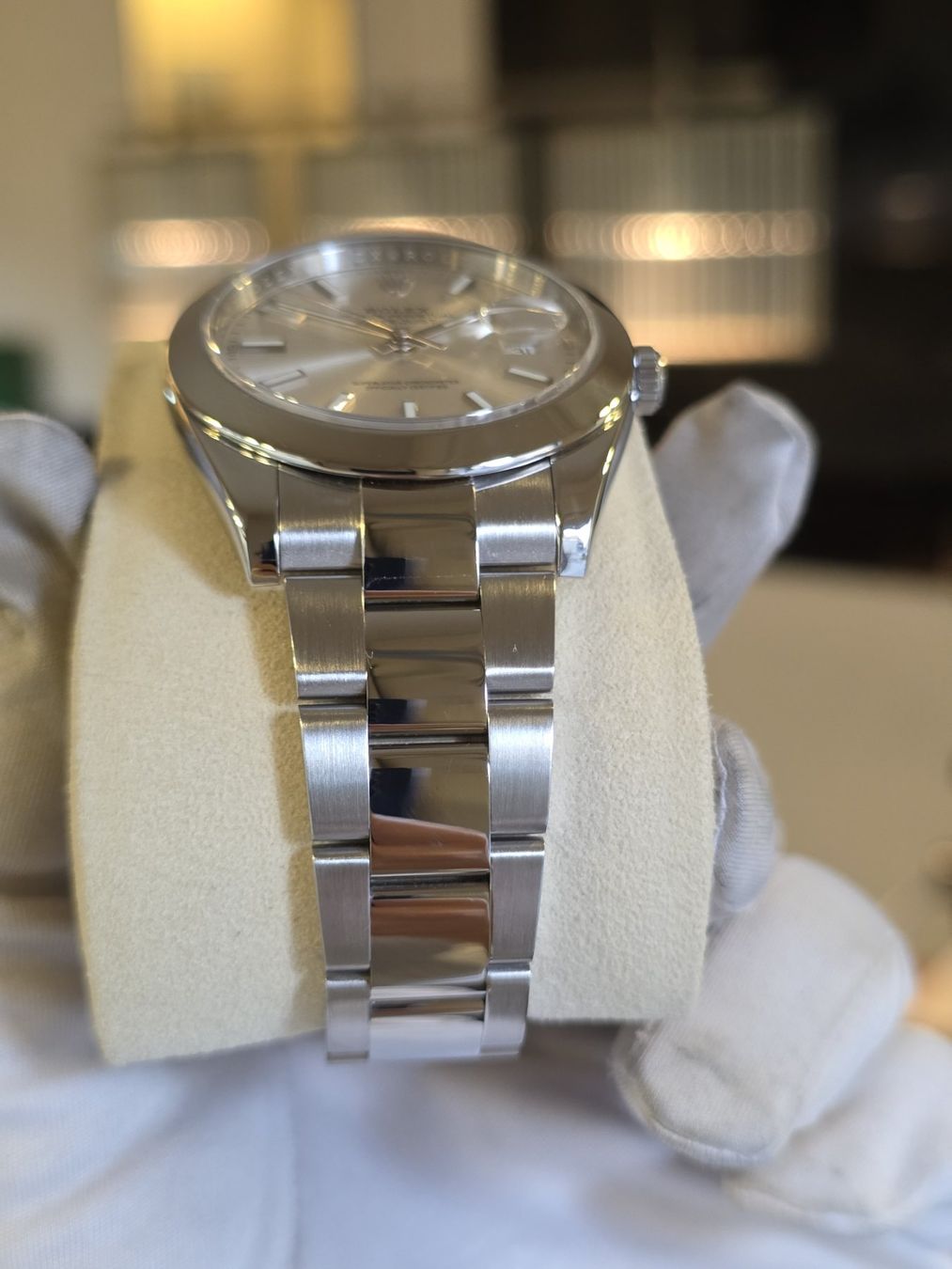 Rolex Montres: ROLEX DATEJUST 41 SILVER / Ref. 126300 / Jg. 2019 - FULL SET – D'occasion à Zürich par YB_Zuerich 1