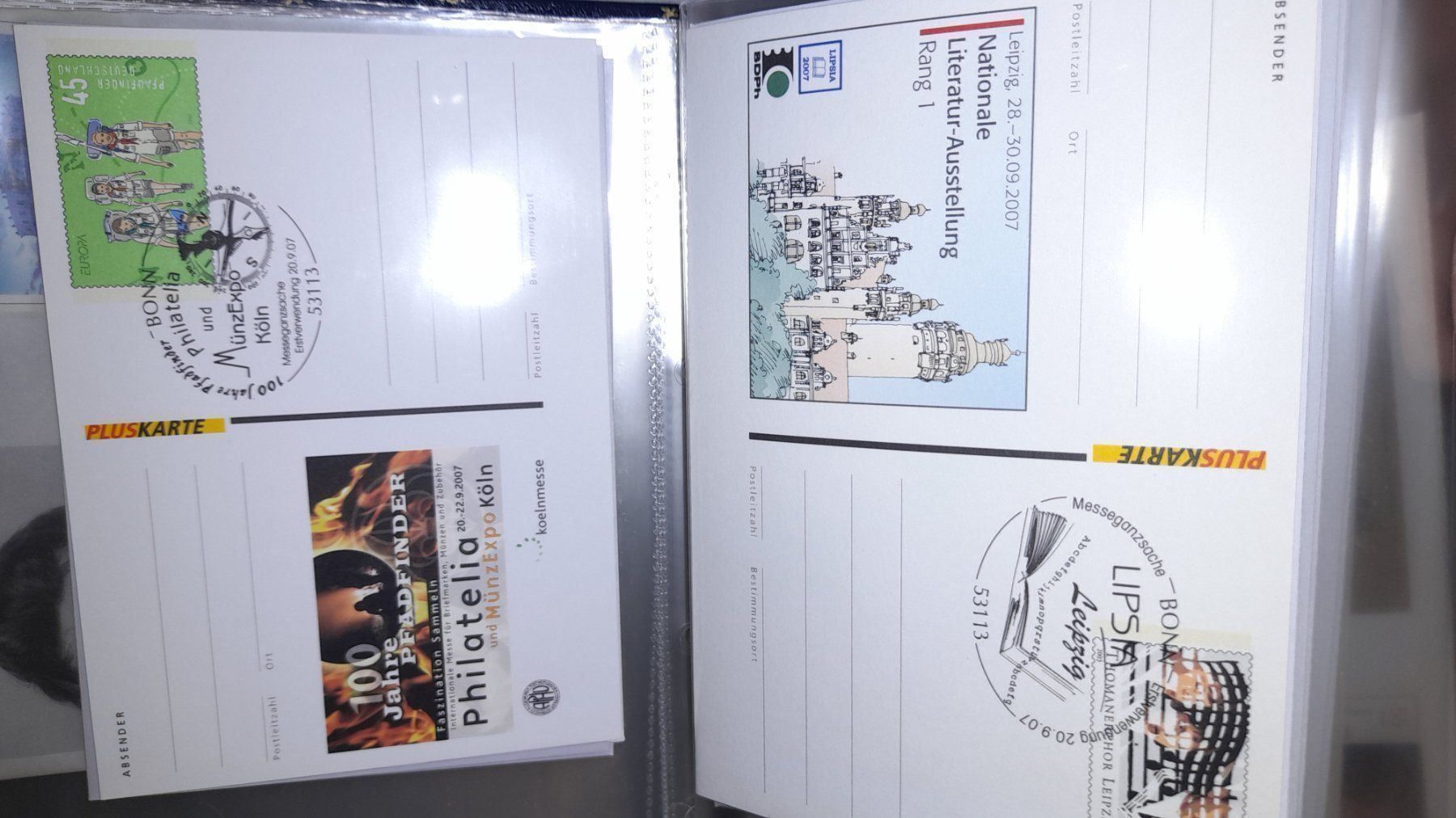 Alle Briefmarken: Ganzsachen Deutschland – Gebraucht aus Balgach von SIMEON27 5