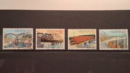 Briefmarken Serie Brücken 1991 komplett