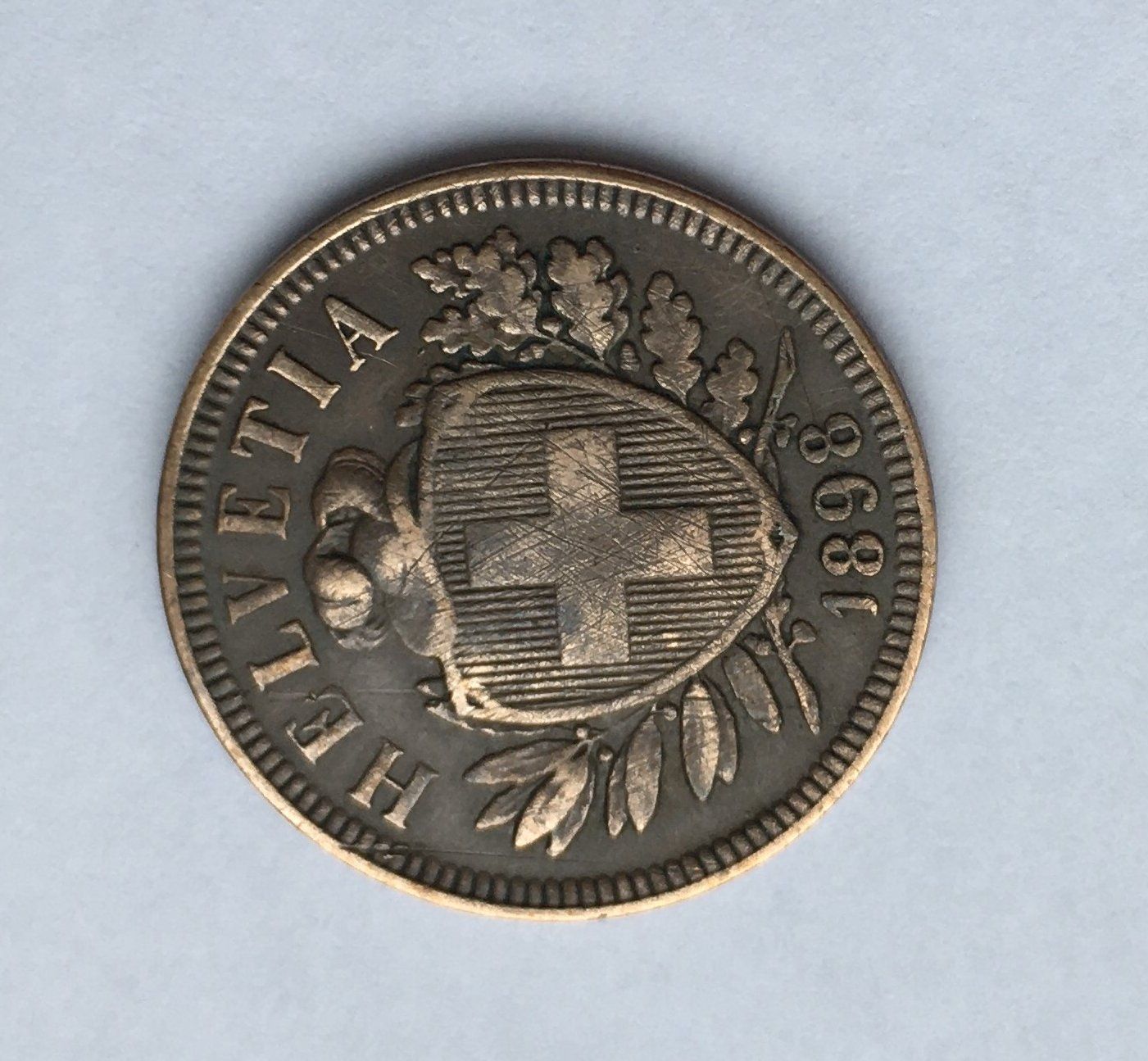 Tutti le monete: 1898 2 Rappen ss-vz – Usato da Kirchberg SG venduto da Helveticus00 1