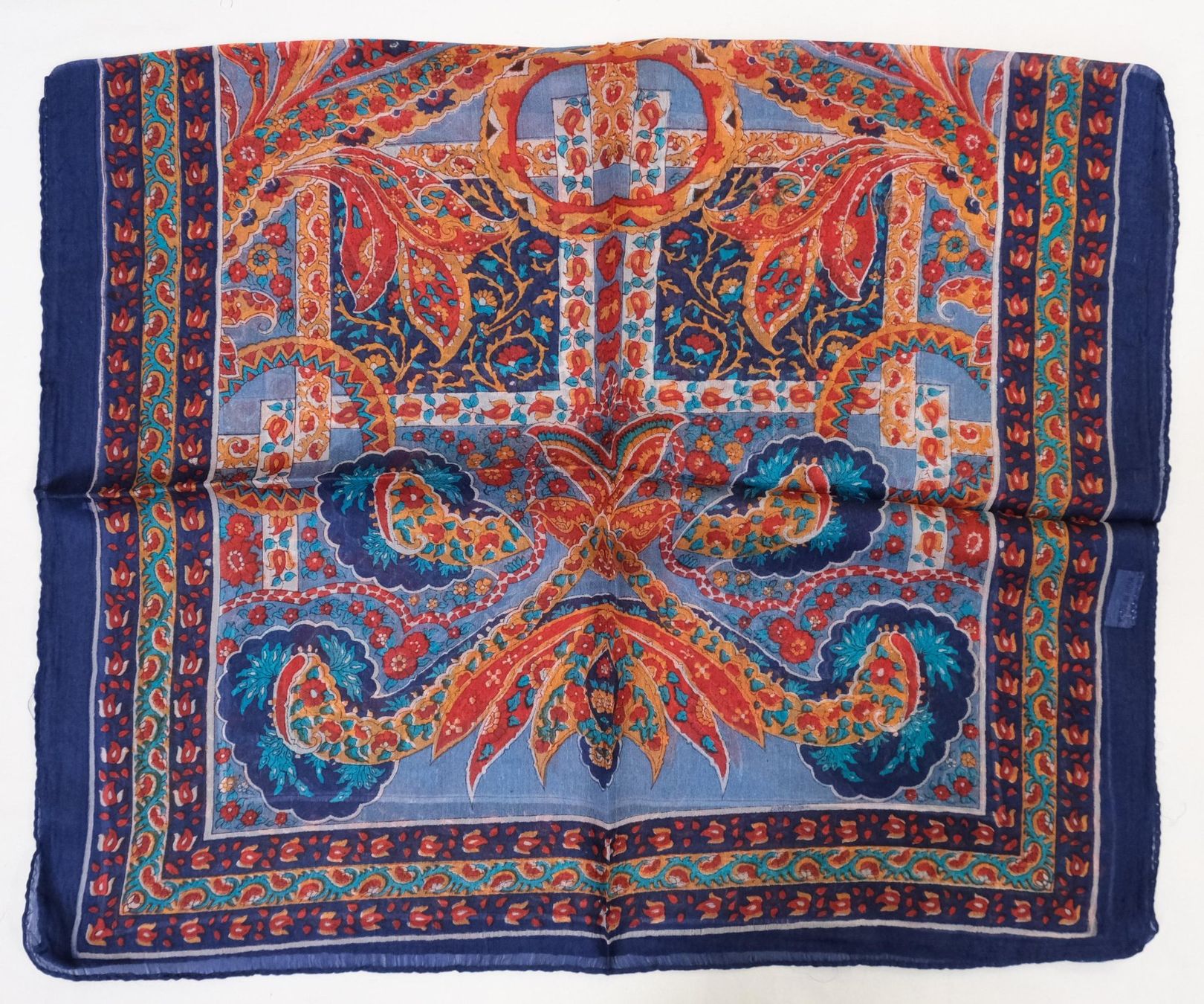 Foulard & Sciarpe: Indischer Schal aus 100% Seide – Nuovo (secondo la descrizione) da Zürich venduto da Masala-Oase 2