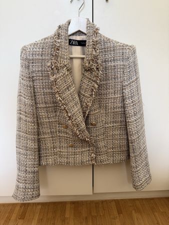 Veste tweed zara L