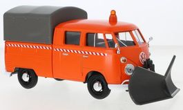 VW T1c Pick Up Doka Schneepflug 1963-1967 orange / grau