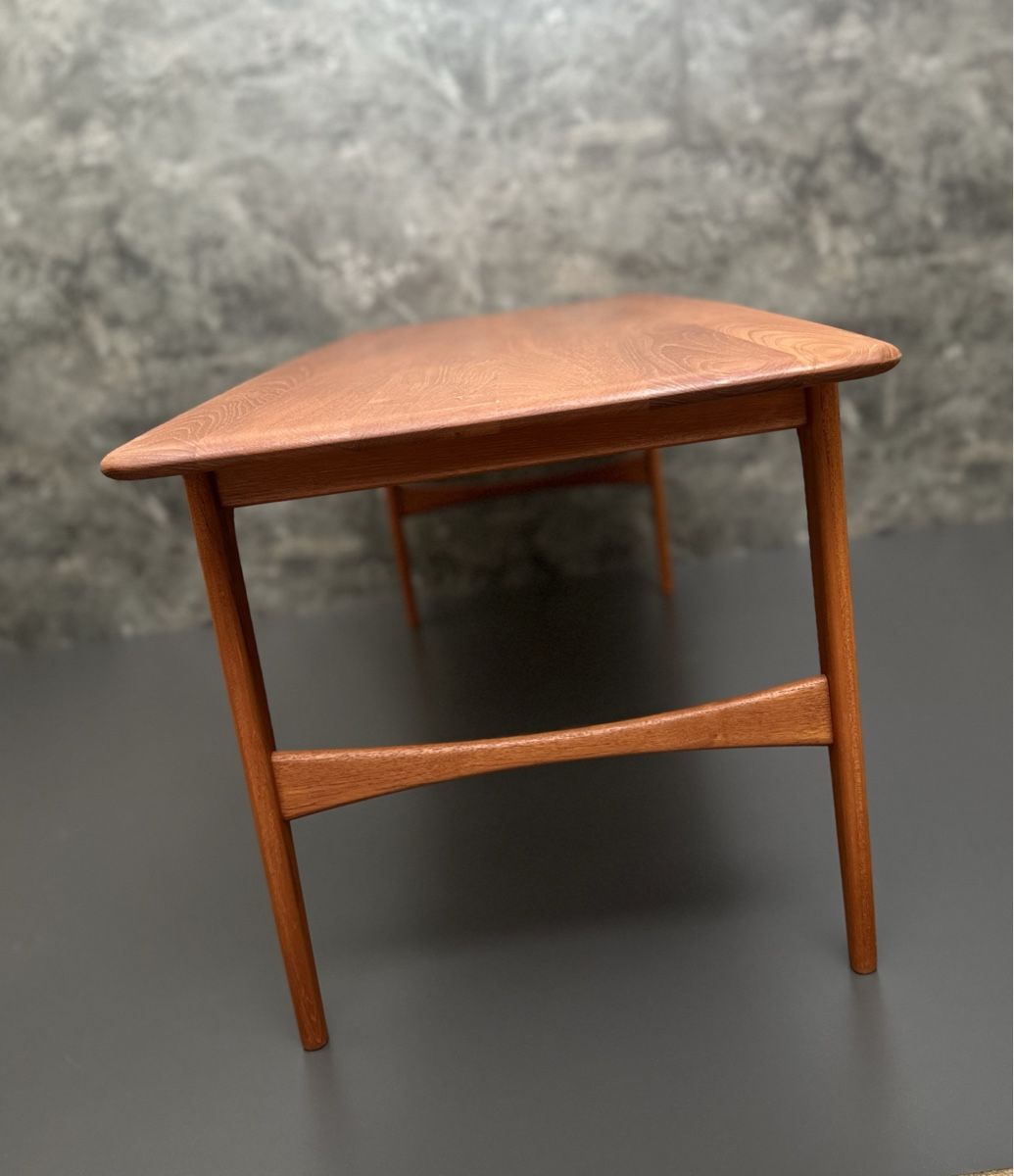 Tavoli: Dänischer Teak Couchtisch 1960er Coffee Table restauriert – Usato da Elsau venduto da Teak_Vintage 9