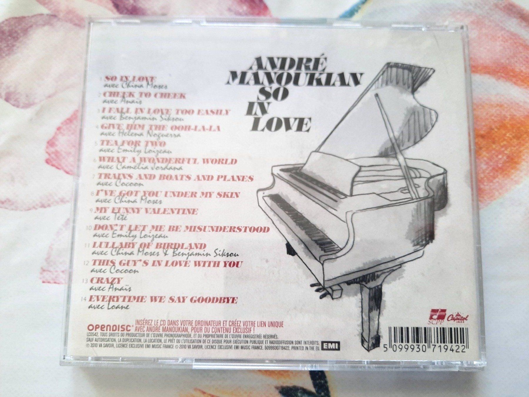 CD: CD André Manoukian - So in Love ( Duos ) – Usato da Pully venduto da bro_n52j 1