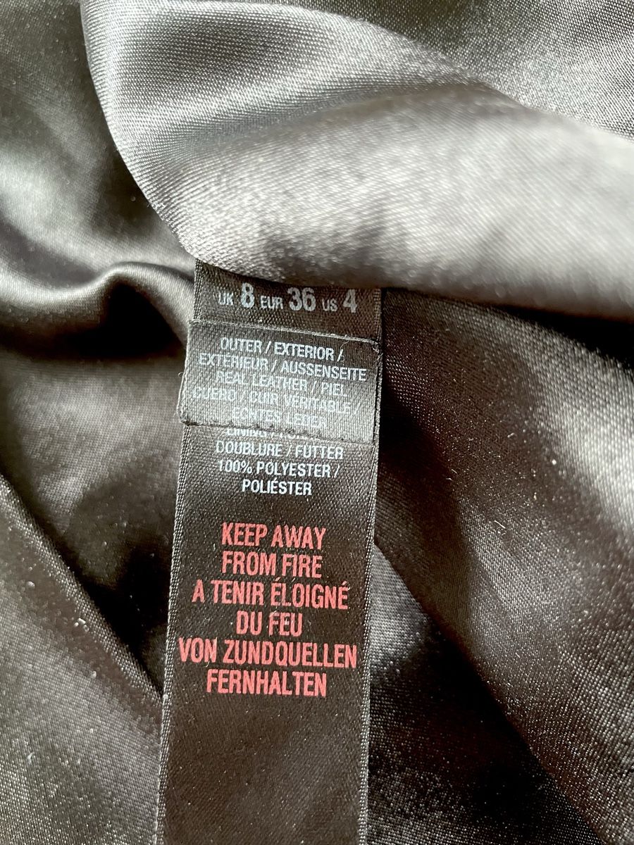 Gonne: Vintage Mrs Selfridge Lederrock Echtleder Schwarz midi – Usato da Kriens venduto da p_ART_rizia 6