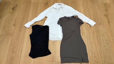 H&M 3x Damen Teile ! Kleid & Hemd / Bluse & Top ! Gr. S !
