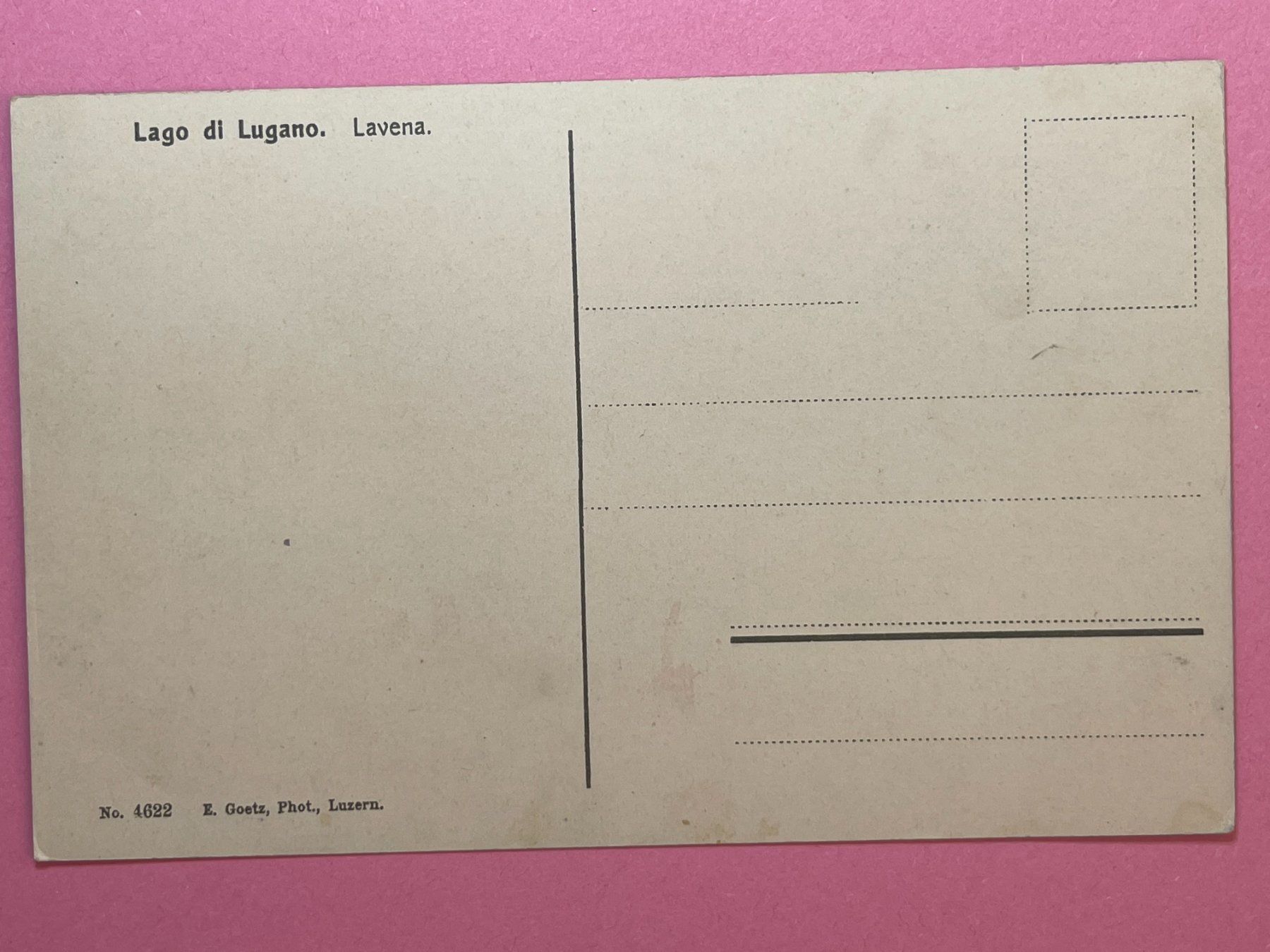 Cartoline postali: Lago di Lugano, Lavena – Usato da Steg VS venduto da danwer74 1
