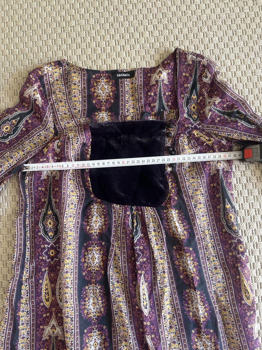 Max Mara Robes: Kleid mit Samtbesatz, violet, Max&Co. – D'occasion à Solothurn par Bobesch08 6