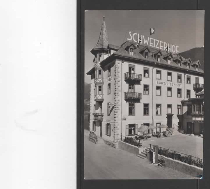 Cartes postales: STA.MARIA, HOTEL SCHWEIZERHOF  1957   (K – D'occasion à Ruggell par Masescha