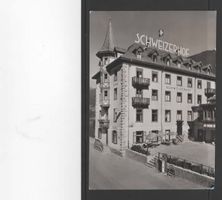 STA.MARIA, HOTEL SCHWEIZERHOF  1957   (K