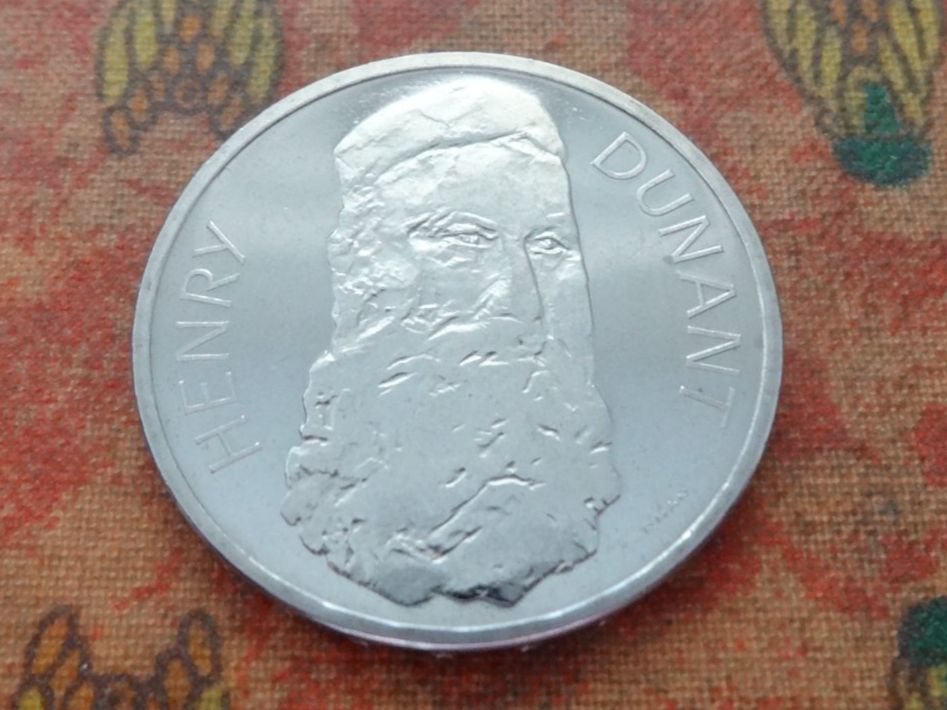 Tutti le monete: HENRY DUNANT  5 Franken 1978 – Usato da Romanel-sur-Lausanne venduto da Swift13