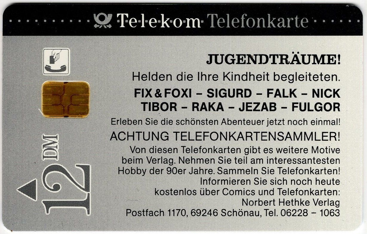 Schede telefoniche: SILBERPFEIL - ungebrauchte deutsche Hethke Telefonkarte – Nuovo (secondo la descrizione) da Eglisau venduto da Chperfins 1