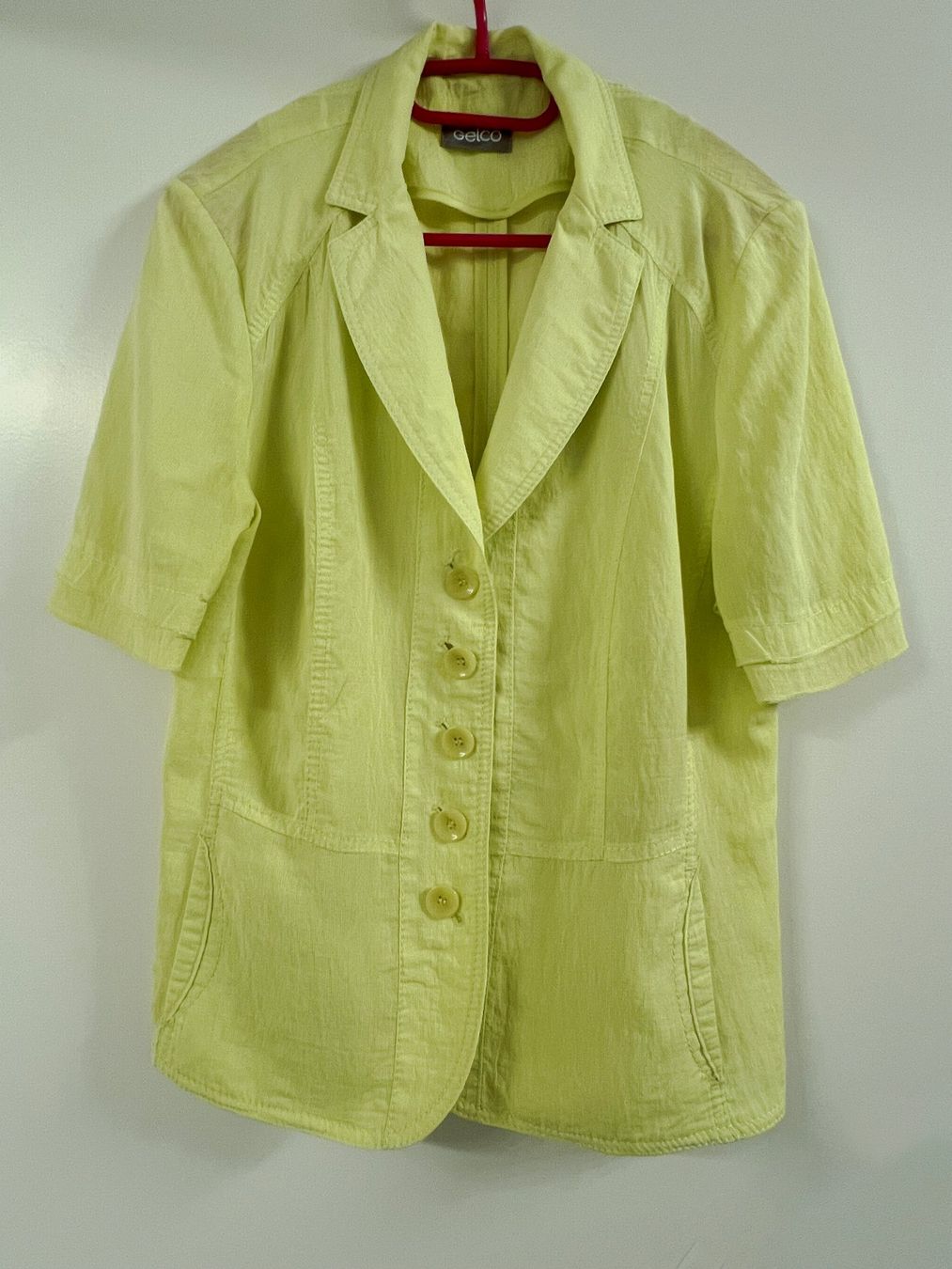 Camicette: GELCO Bluse oder Jacke mit kurzen Ärmeln Grösse 40 – Nuovo (secondo la descrizione) da Langendorf venduto da ber_t8vc