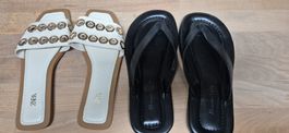 Zwei Paar Sandalen Grösse 36 (Zara, Massimo Dutti)