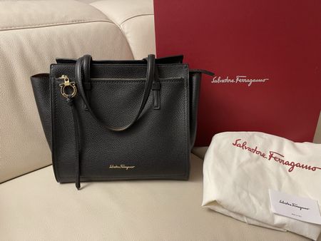 NEU! Salvatore Ferragamo Amy Tote Bag schwarz