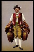 Appenzell, Appenzeller Senn in Tracht mi
