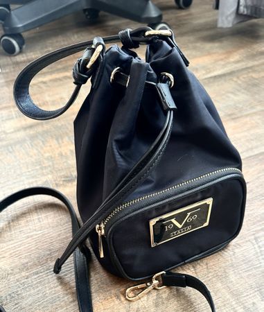 19V69 Italia Damen Beutel Tasche schwarz-gold