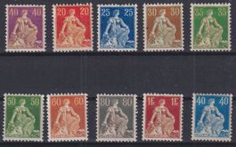 E100) Lot Helvetia ungebraucht, sehe Scan