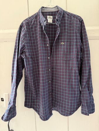 Chemise Hemd homme vintage  " LACOSTE " Classic Fit