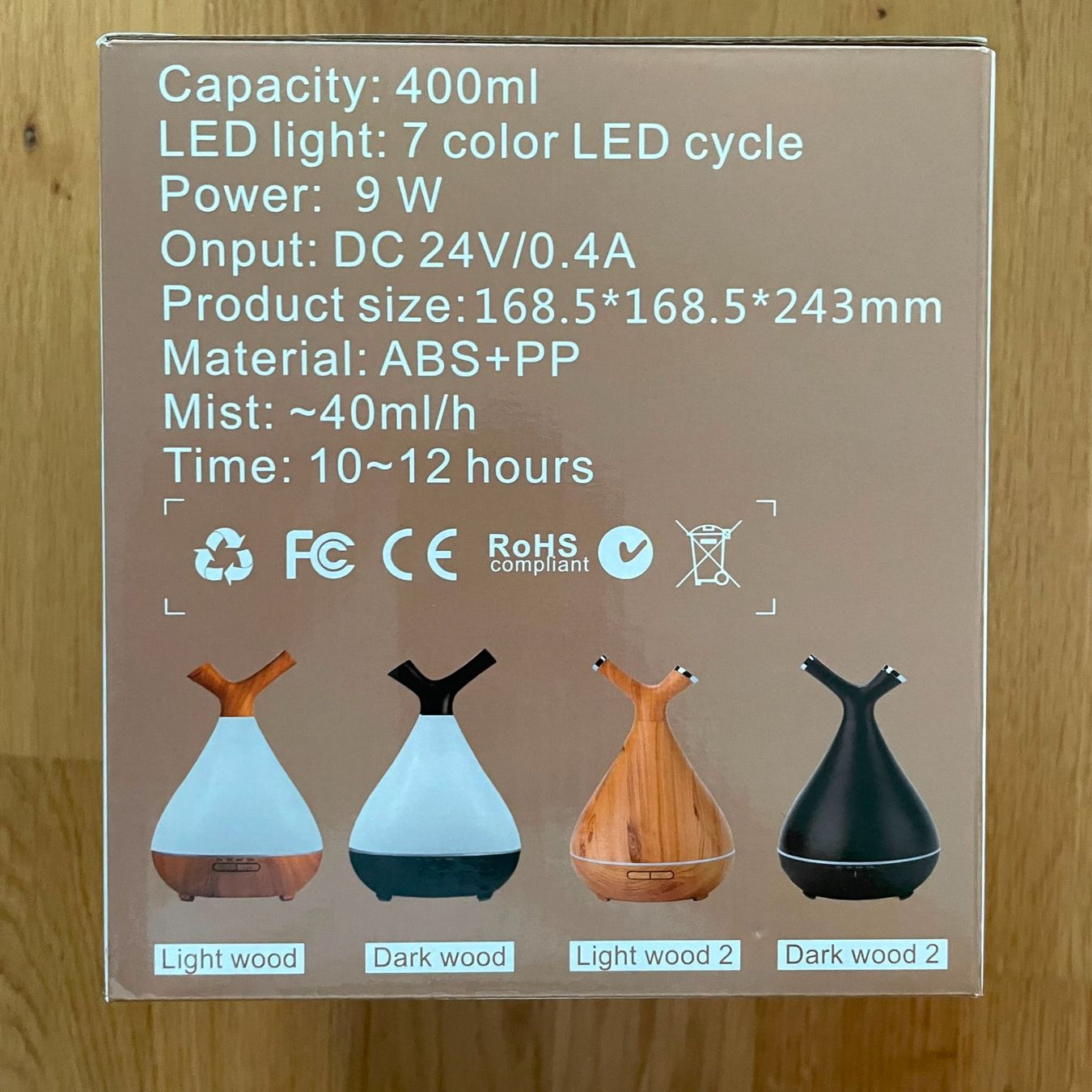 Diffuseurs: 🌿Aroma Diffuser 400ml LED inkl. Gratis 6 Duftöle Set – D'occasion à Glattpark(Opfikon) par Carpri 6