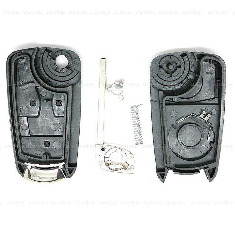 Mercedes Schlüsselgehäuse Chrom - 2 Tasten Gehäuse Für W203 W204 W205 Etc.