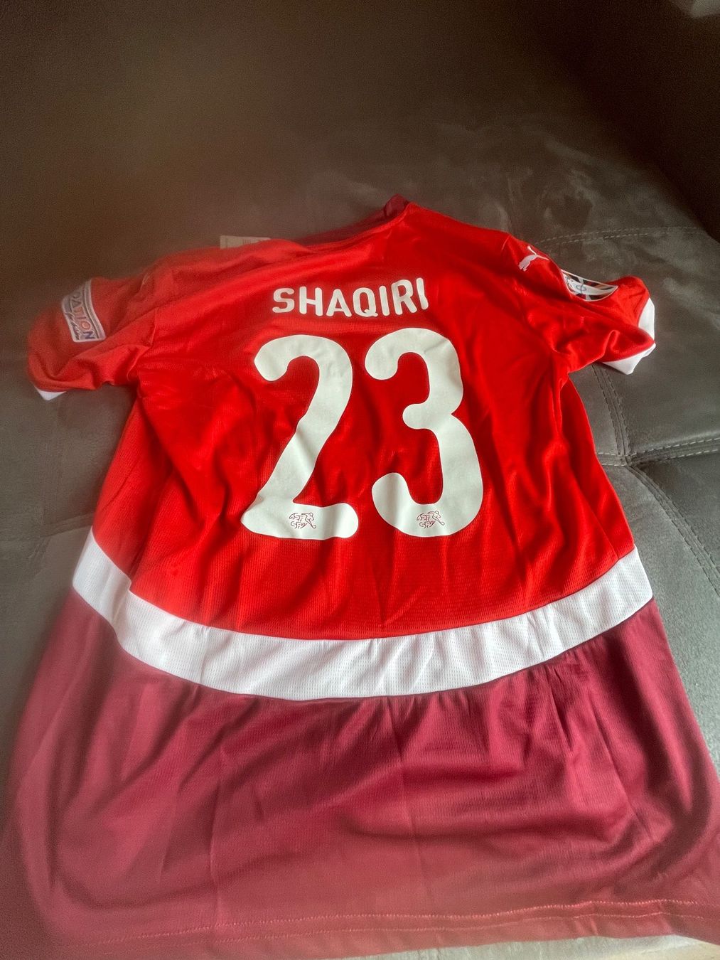 Schweizer Nati Canottiere & Pantaloni: Trikot Schweiz – Usato da Eiken venduto da Padu80 1