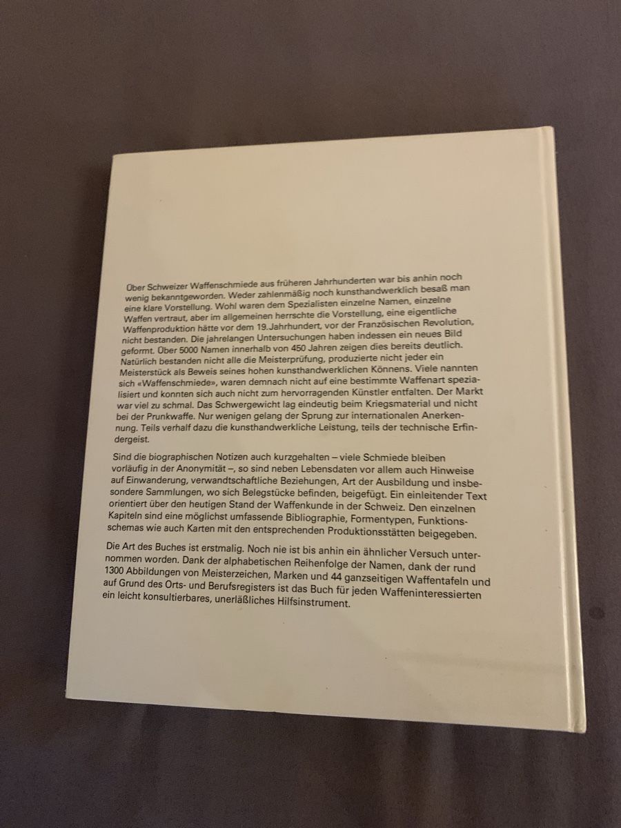 Libri: Schweizer Waffenschmiede - Hugo Schneider – Nuovo (secondo la descrizione) da Dotnacht venduto da tmn_8 1