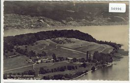 St. Petersinsel (Bielersee) Flugaufnahme O. Wyrsch