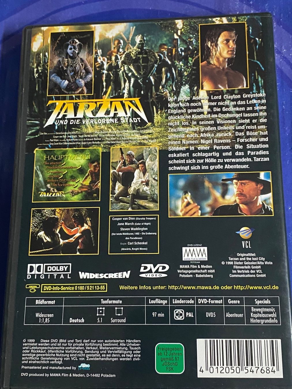 Alle DVDs: Tarzan – Gebraucht aus Muri b. Bern von AdidasCollector 1