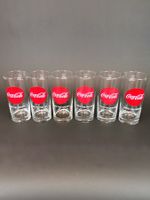 6x COCA COLA Glas 0.5 L