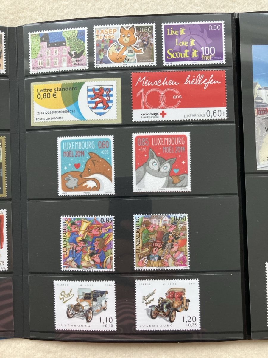 Tous les timbres: Luxembourg Post Stamp Collection 2014 - Collectors Item – Neuf (Voir description) à Wettingen par BAG4478 3