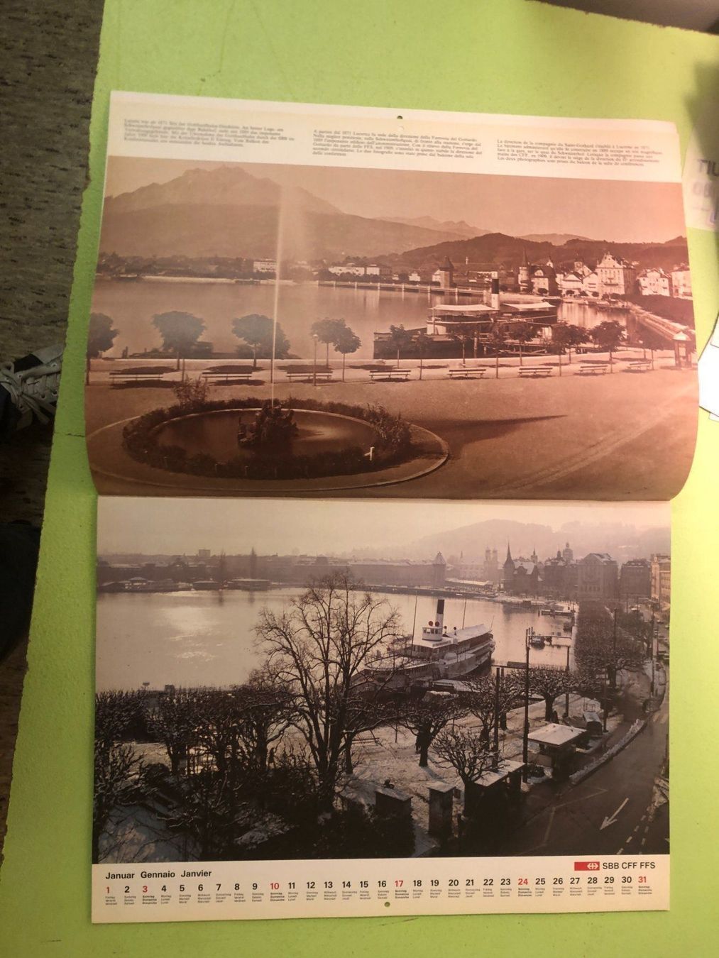 Kalender: SBB-Kalender: Gotthard 1882-1982 – Gebraucht aus Zürich von allp 1