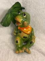 Dekorative Gartenfigur Frosch mit Schirm, Sommerdeko🐸