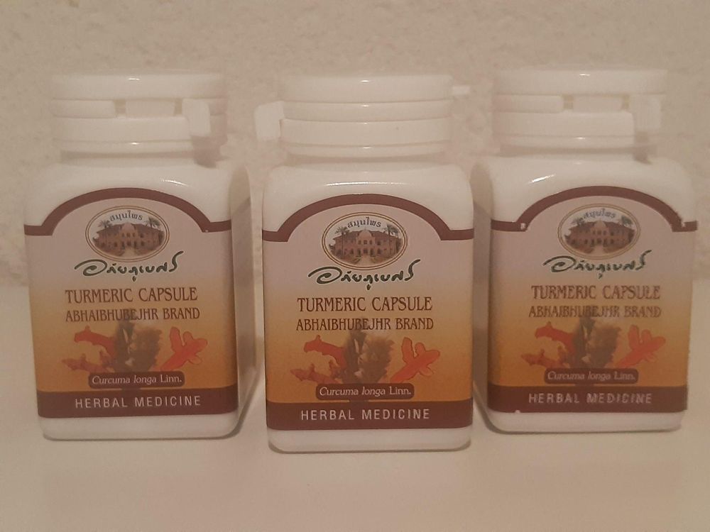 3 Dosen Kurkuma (je 60 Stk) - orig.verpackt (OVP) (Neu und ...