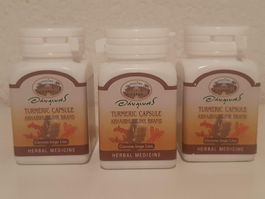 3 Dosen Kurkuma (je 60 Stk) - original verpackt OVP