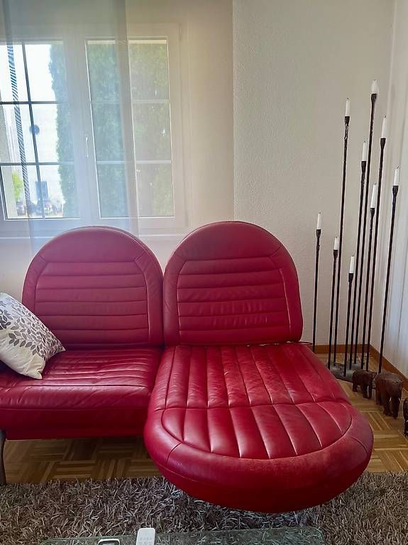Divani: De Sede Sofa rot  verstellbare Lehne / Relaxfunktion – Usato da Silvaplana venduto da esthisilva 2