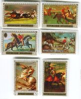 Briefmarken "Malerei". Ruanda