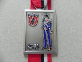 Medaille Schweiz Militär Uniform Kanton Glarus Jäger 1812-39