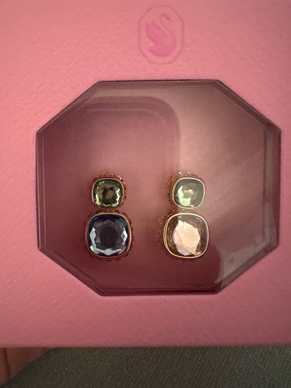 Swarovski Orecchini pendenti & Orecchini a lobo: Swarovski Chroma Drop-Ohrhänger – Nuovo (secondo la descrizione) da Wangen ZH venduto da Taannjjaa 4