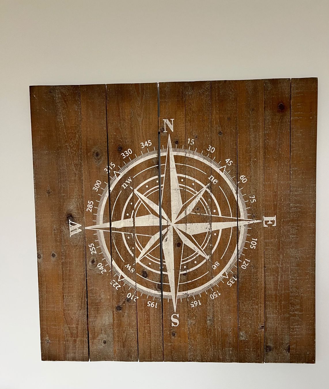 Alle Dekorationen: Wandbild aus Holz Kompass 90x90 – Gebraucht aus Glattpark(Opfikon) von ste_n99y 1