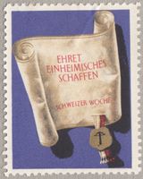 Vignette Schweizerwoche 1955 ABC-Kat. 1955.3522.a