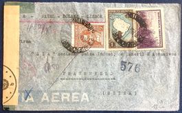 1944 Argentinien Zensurbrief D.Reich - B.Aires Frauenfeld