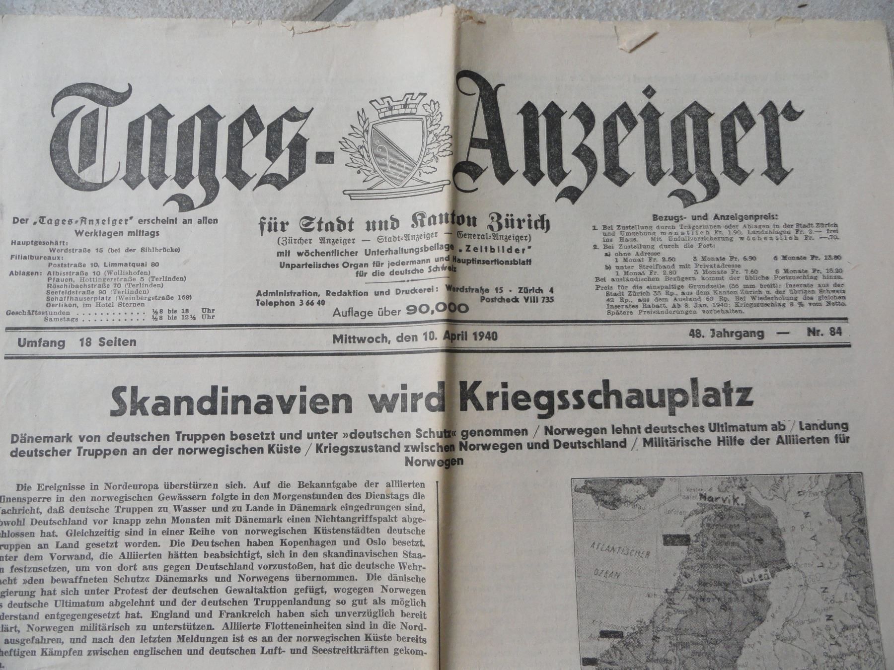 Zeitschriften & Magazine: Skandinavien wird Kriegsschauplatz 1940 – Gebraucht aus Wettingen von Ecaramel 1
