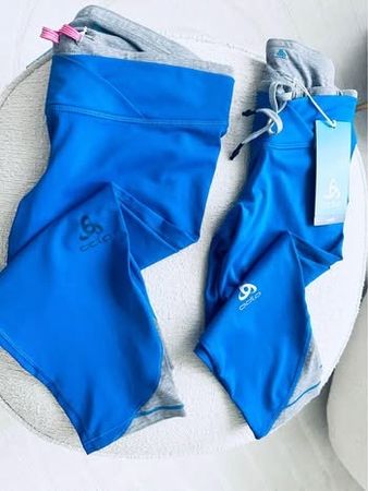 Odlo Damen Lauftights Gr. S Blau/Grau Neu mit Etikett!