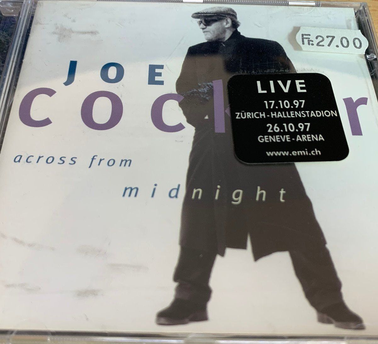 CD: Joe Cocker - Across from midnight – Usato da Wettingen venduto da Licht08
